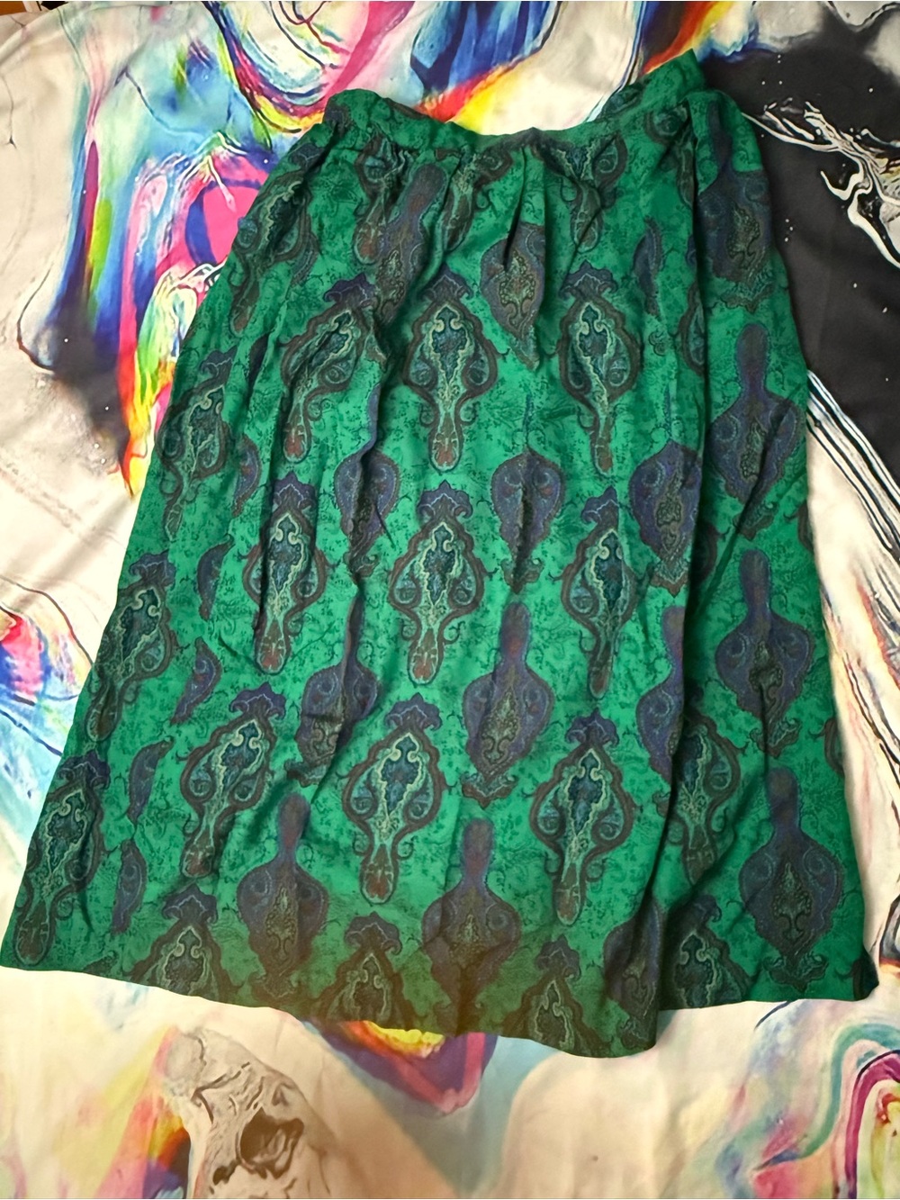 Vintage Paisley Skirt